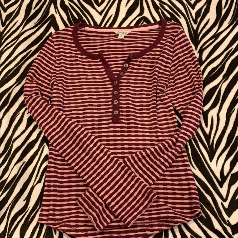 ‼️4 for $15‼️ Lucky Brand striped Long sleeve